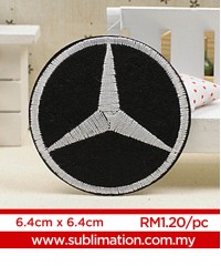 028 Embroidery Sticker